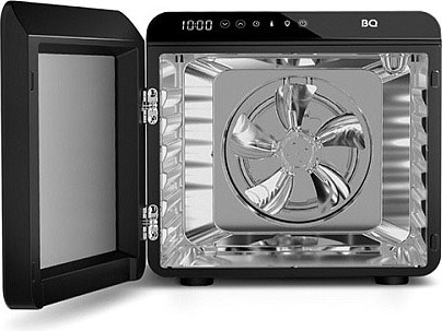 Изображение товара Сушильный шкаф для овощей и фруктов BQ FD1006 (черный/сталь)