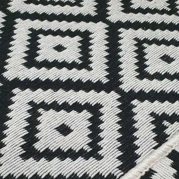 Изображение товара Коврик ТерраТекстиль Kilim Gold 80x150 / 57634 (серый/черный)