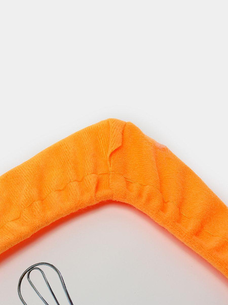 Изображение товара Подушка на стул MATEX Velours Cuadro / 43-096 (абрикосовый)