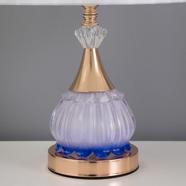 Изображение товара Прикроватная лампа Risalux Ева 10424451 (золото/синий)