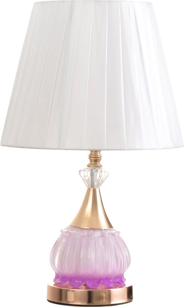 Изображение товара Прикроватная лампа Risalux Ева 10424452 (золото/розовый)