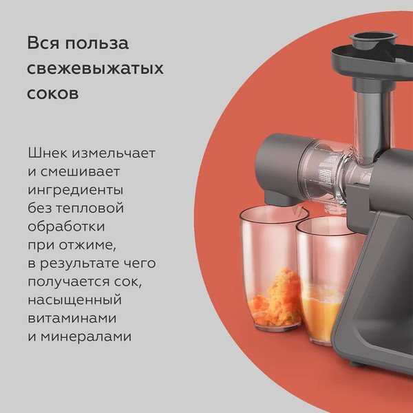 Изображение товара Соковыжималка электрическая BQ J2002 (серый)