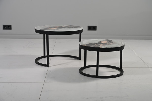 Изображение товара Комплект журнальных столиков Мир стульев №6 60x60 (черный муар/фото 1471082564)