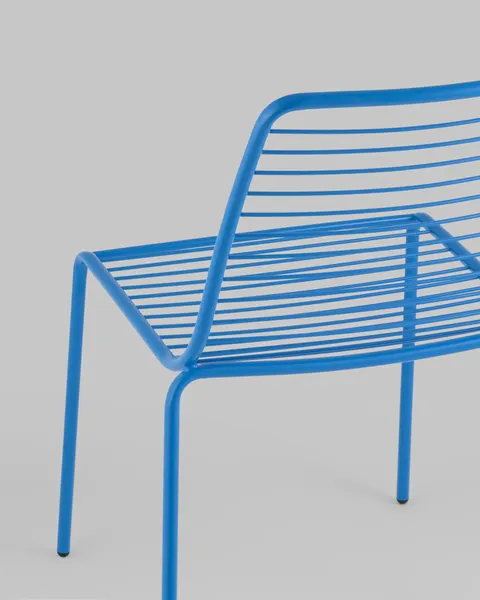Изображение товара Стул садовый Stool Group Дели / LV-106-5015 (металл голубой)