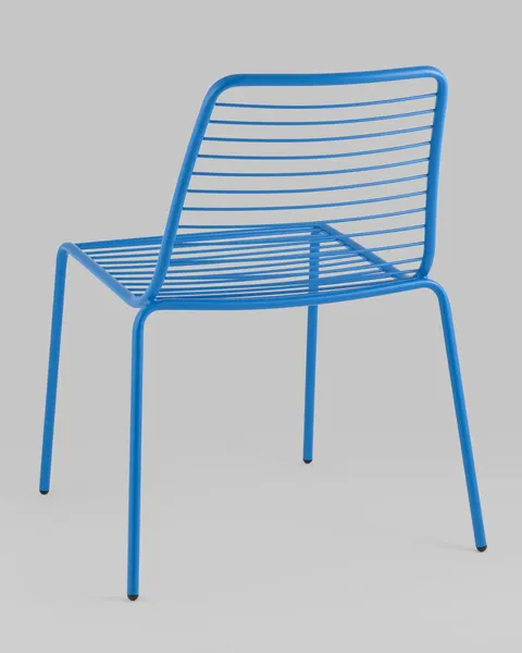 Изображение товара Стул садовый Stool Group Дели / LV-106-5015 (металл голубой)