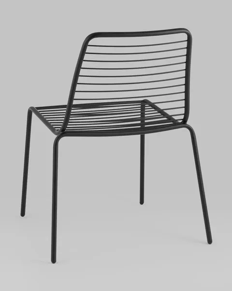 Изображение товара Стул садовый Stool Group Дели / LV-106-9005 (металл черный)