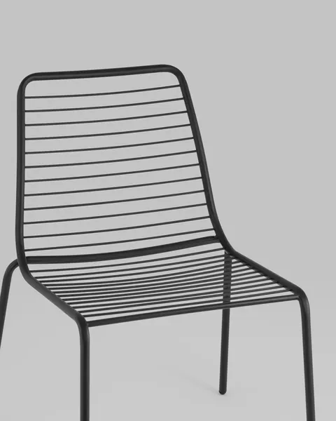 Изображение товара Стул садовый Stool Group Дели / LV-106-9005 (металл черный)
