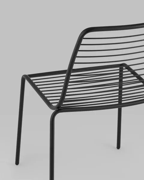 Изображение товара Стул садовый Stool Group Дели / LV-106-9005 (металл черный)