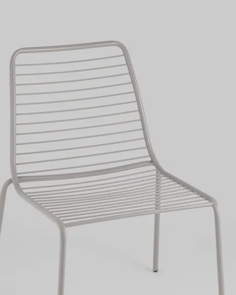 Изображение товара Стул садовый Stool Group Дели / LV-106-7036 (металл серый)