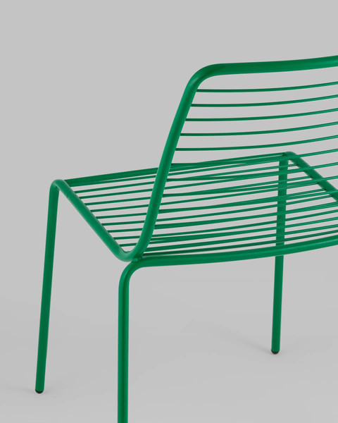 Изображение товара Стул садовый Stool Group Дели / LV-106-6029 (металл зеленый)