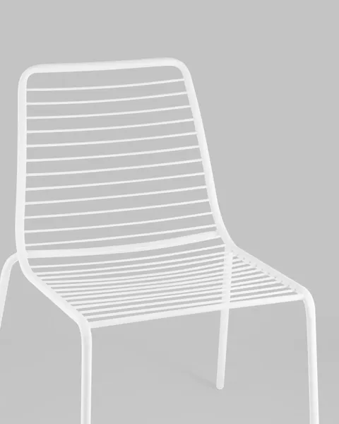 Изображение товара Стул садовый Stool Group Дели / LV-106-9016 (металл белый)