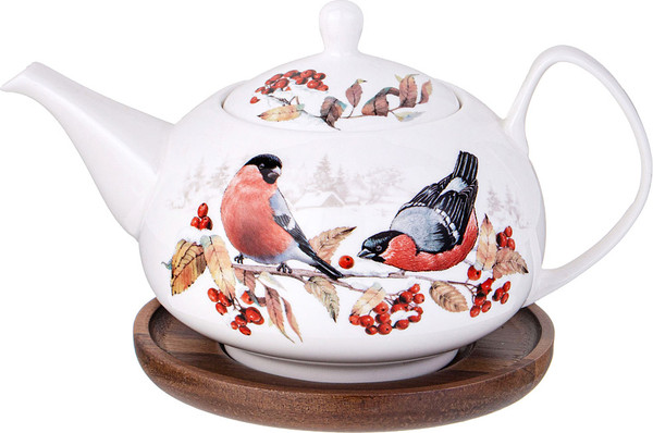 Изображение товара Заварочный чайник Lefard Лесная сказка Снегири / 85-2023
