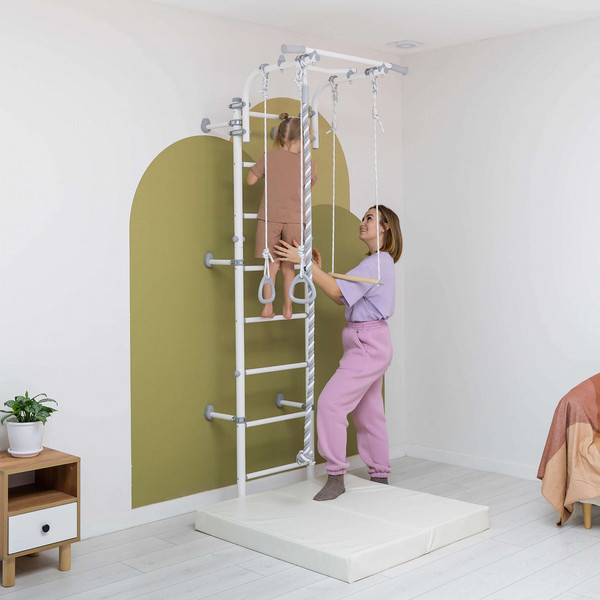 Изображение товара Детский спортивный комплекс Romana Next Muar / 01.21.8.00.490.03.06-24 (белый муар)