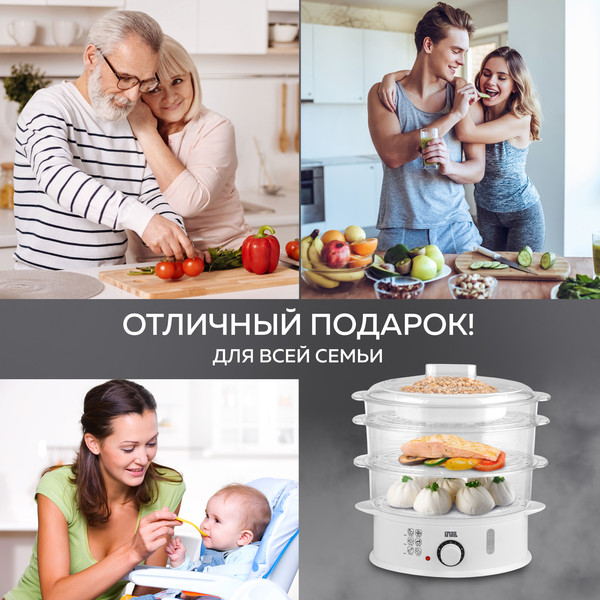 Изображение товара Пароварка стационарная GFGRIL GFS-5MPP
