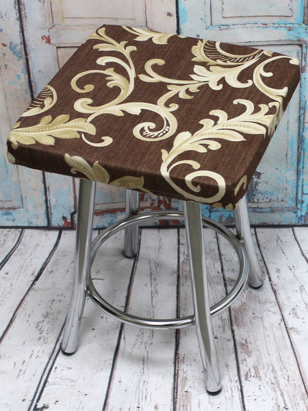 Изображение товара Подушка на стул MATEX Cuadro concept. Вензель на коричневом / 33-424 (бежевый/коричневый)