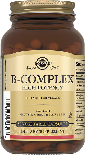 Изображение товара Пищевая добавка Solgar В-Комплекс (50 капсул)