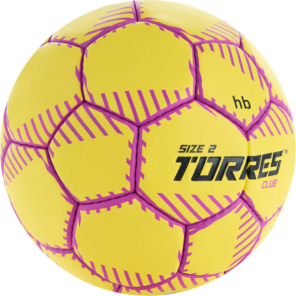 Изображение товара Гандбольный мяч Torres Club H32432 (размер 2, желтый)