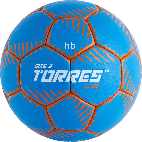 Изображение товара Гандбольный мяч Torres Club H32443 (размер 3, синий)