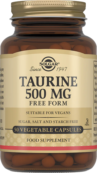 Изображение товара Таурин Solgar 500мг (50 капсул)