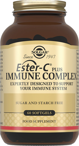 Изображение товара Комплексная пищевая добавка Solgar Иммуно-комплекс Эстер-С плюс (60 капсул)