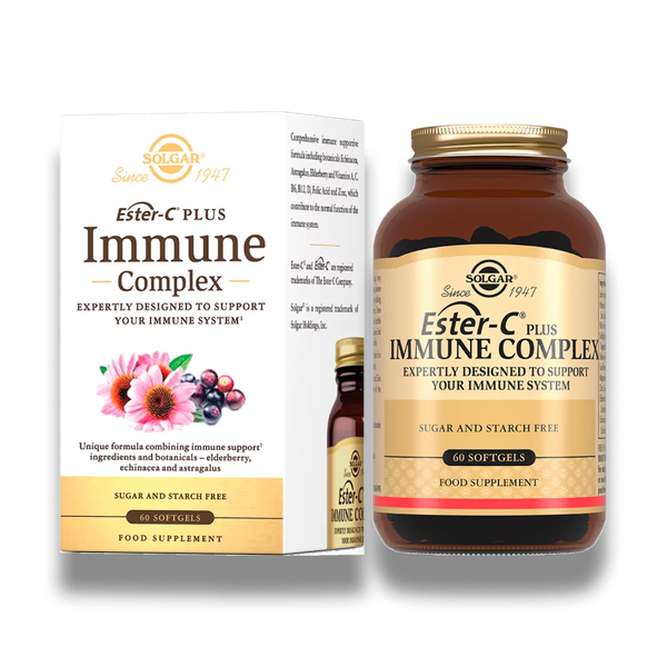 Изображение товара Комплексная пищевая добавка Solgar Иммуно-комплекс Эстер-С плюс (60 капсул)
