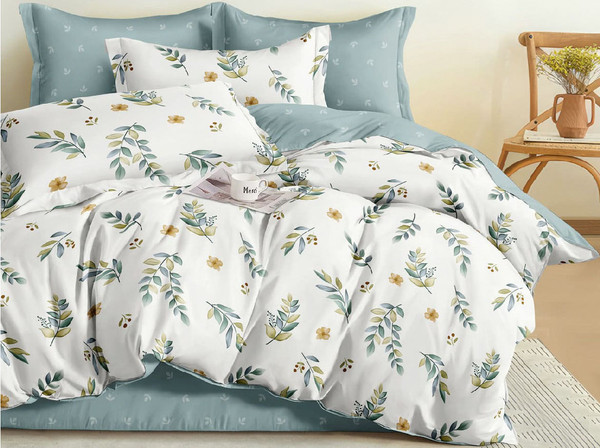 Изображение товара Комплект постельного белья Alleri Поплин Luxe 2сп с европростыней / П-331