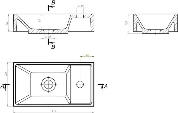 Изображение товара Умывальник Versalia Bazis Mini