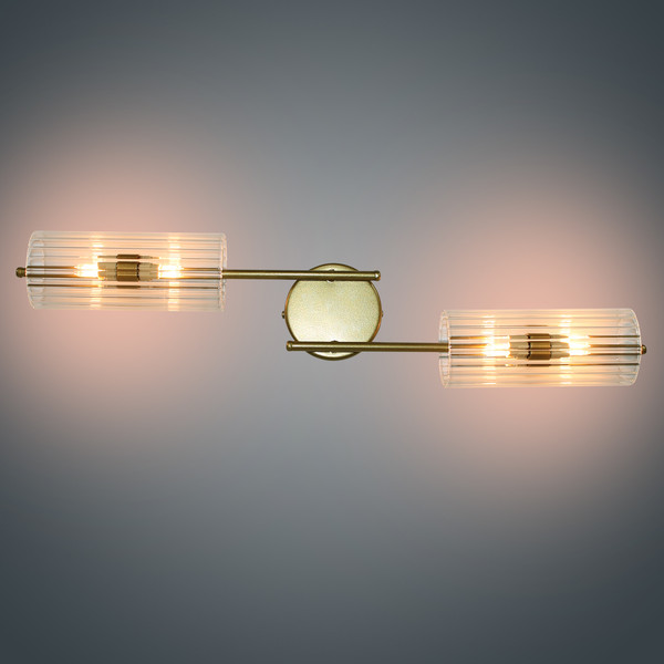 Изображение товара Потолочный светильник Элетех Экстра 141 НПБ 01-4x40-101 / 1005405407 (золотой)