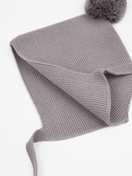 Изображение товара Шапочка для малышей Amarobaby Pure Love Nice / AB-OD23-PLN16/11-38 (серый, р.38-40)