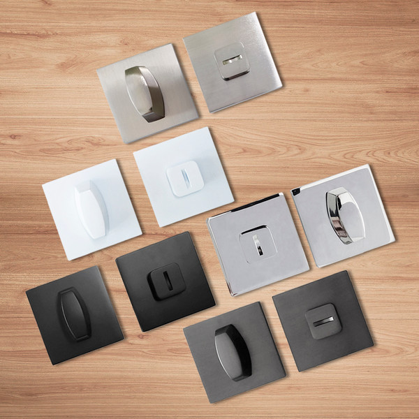 Изображение товара Фиксатор дверной защелки Vrata ВК AL серия 03 Slim (никель)