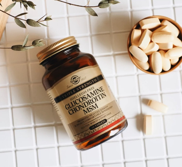 Изображение товара Комплексная пищевая добавка Solgar Глюкозамин и хондроитин (60 таблеток)