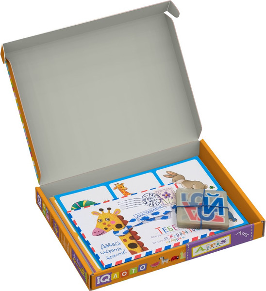 Изображение товара Развивающая игра Айрис-пресс Лото 4+. Веселая азбука / 9785811281299