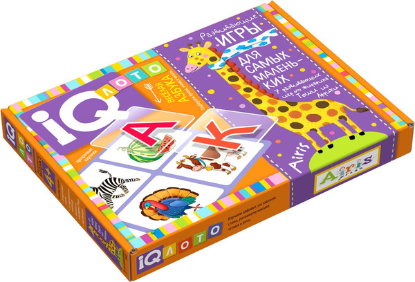 Изображение товара Развивающая игра Айрис-пресс Лото 4+. Веселая азбука / 9785811281299