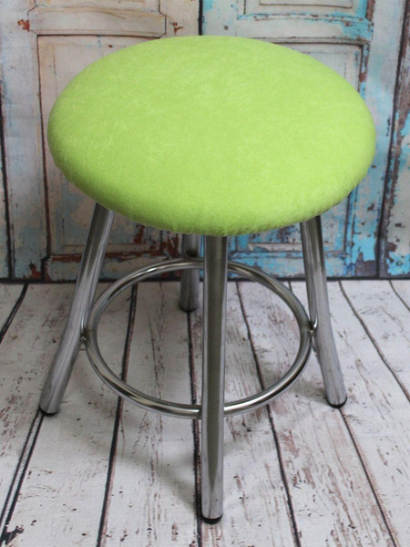 Изображение товара Чехол на табурет MATEX Velours / 45-793 (фисташковый)