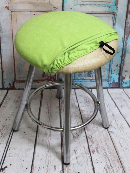 Изображение товара Чехол на табурет MATEX Velours / 45-793 (фисташковый)