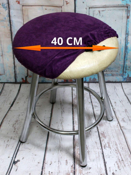 Изображение товара Чехол на табурет MATEX Velours / 45-922 (фиолетовый)