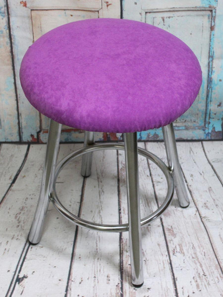 Изображение товара Чехол на табурет MATEX Velours / 45-939 (светло-фиолетовый)