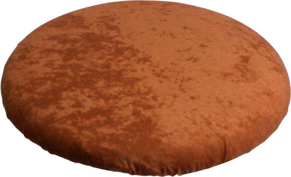 Изображение товара Чехол на табурет MATEX Velours / 57-406 (красно-коричневый)