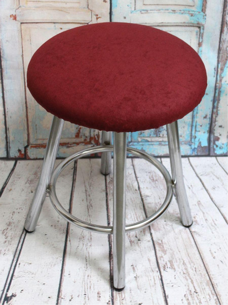 Изображение товара Комплект подушек на стул MATEX Velours / 46-370 (бордовый)