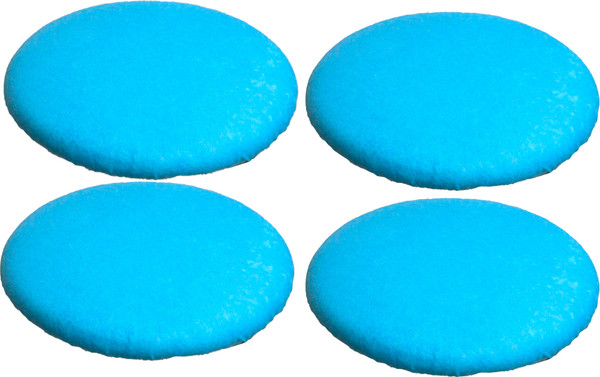 Изображение товара Комплект подушек на стул MATEX Velours / 46-462 (светло-голубой)