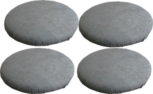 Изображение товара Комплект подушек на стул MATEX Velours / 57-338 (светло-серый)