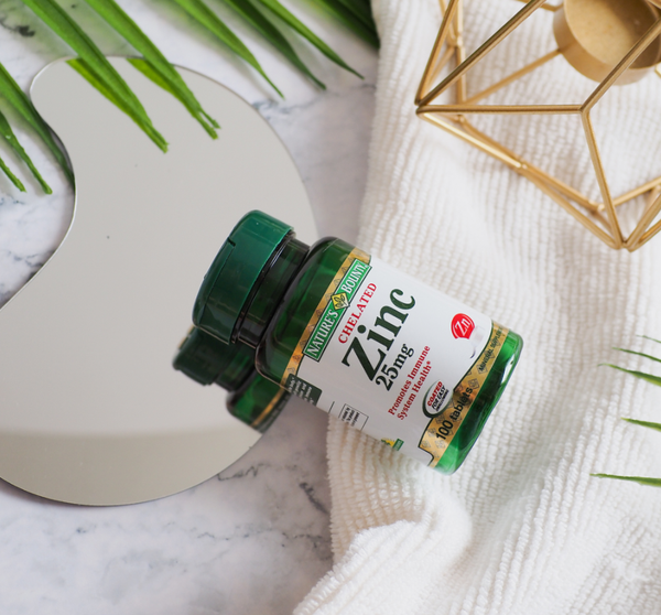 Изображение товара Минерал Nature's Bounty Хелат цинка 25мг (100 таблеток)