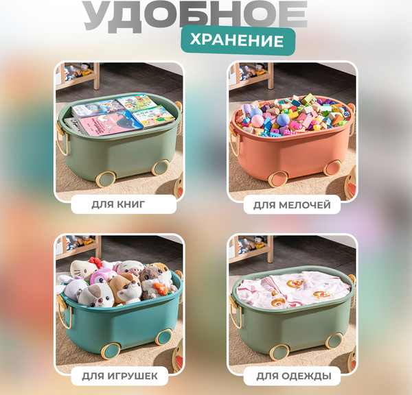Изображение товара Органайзер для хранения Solmax&Home SM97439 (р.L, синий)
