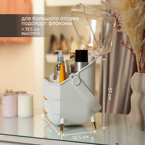 Изображение товара Органайзер для косметики Solmax&Home SM90507 (белый)