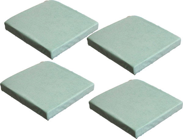 Изображение товара Комплект подушек на стул MATEX Velours Cuadro / 46-745 (мятный)