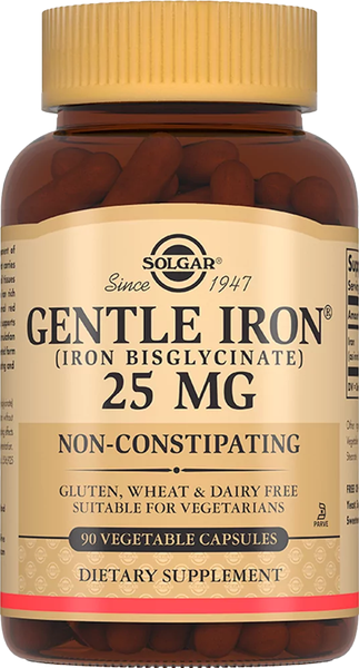 Изображение товара Минерал Solgar Легкодоступное железо Джентл Айрон (90 капсул)