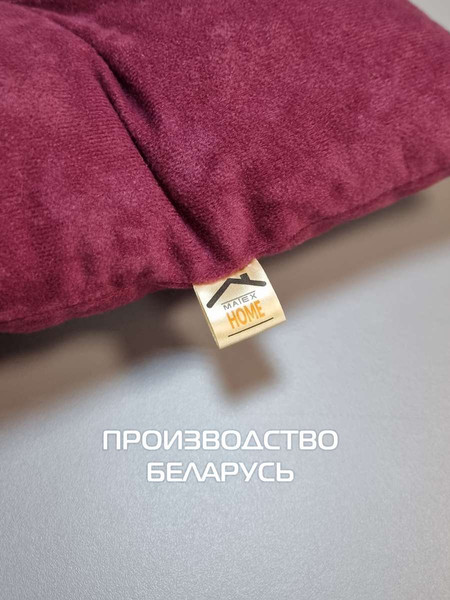 Изображение товара Комплект подушек на стул MATEX Velours / 47-278 (сливовый)