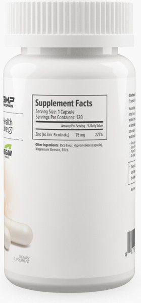 Изображение товара Минерал Maxler Цинк Пиколинат 25мг (120 капсул)