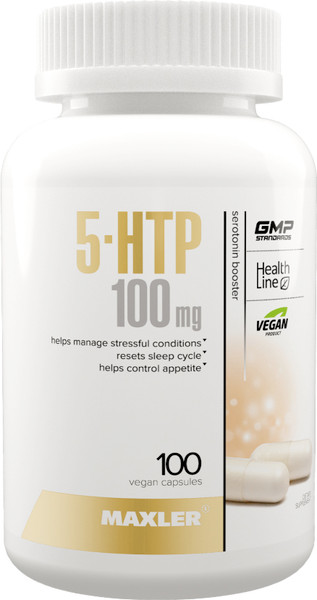 Изображение товара Аминокислота 5-HTP Maxler 5НТР 100мг (100 капсул)
