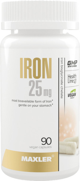 Изображение товара Минерал Maxler Железо (90 капсул)